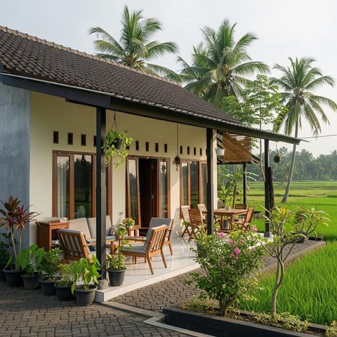 Rumah Sederhana 7x9 Meter. (Foto: Gemini AI)