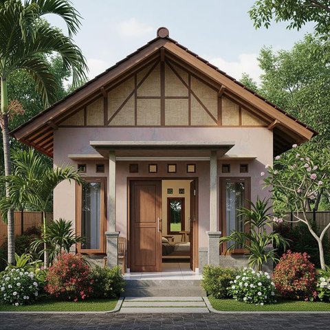 Rumah Sederhana 7x9 Meter. (Foto: Gemini AI)