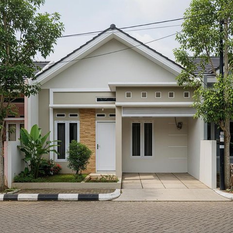 Rumah Sederhana 7x9 Meter. (Foto: Gemini AI)