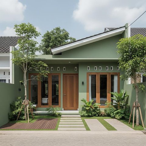 Rumah Sederhana 7x9 Meter. (Foto: Gemini AI)
