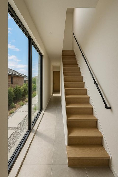 Rumah Minimalis Modern dengan Kaca Luas (Foto: ChatGPT)