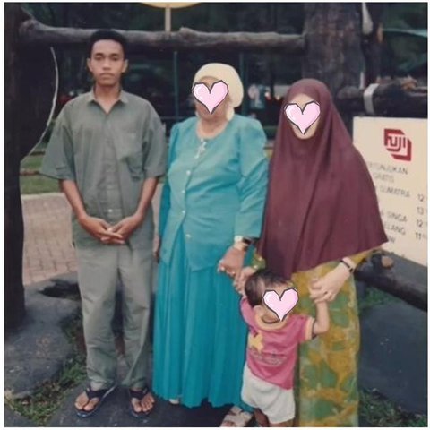 Potret masa muda Ahmad Sahroni. [IG: @ahmadsahroni88]