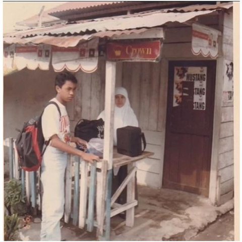 Potret masa muda Ahmad Sahroni. [IG: @ahmadsahroni88]