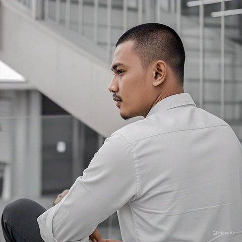 Model Rambut Cepak Pria. Foto: Meta AI