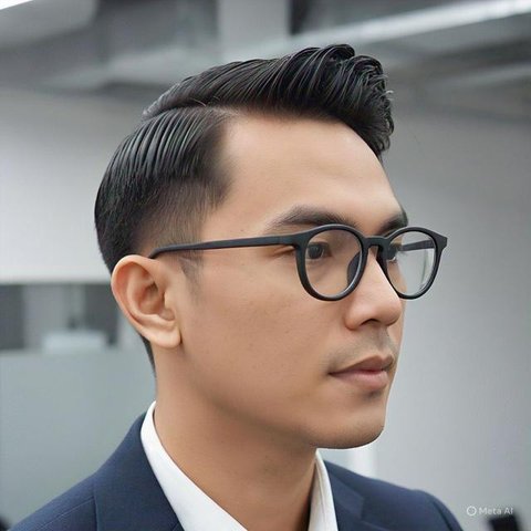 Model Rambut Cepak Pria. Foto: Meta AI