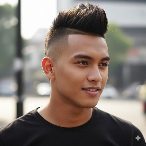 Model Rambut Cepak Pria. Foto: Meta AI