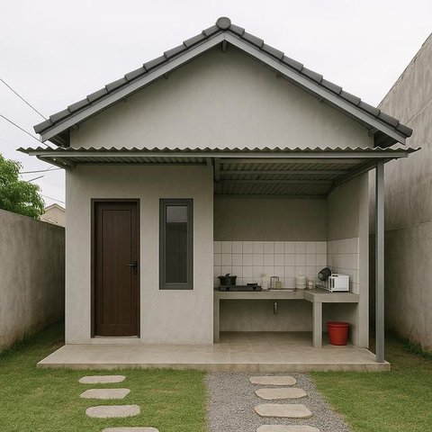Desain Rumah Minimalis Rp50 Jutaan (Foto: ChatGPT)
