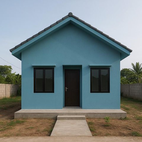 Desain Rumah Minimalis Rp50 Jutaan (Foto: ChatGPT)