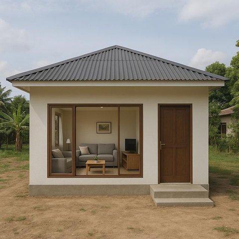 Desain Rumah Minimalis Rp50 Jutaan (Foto: ChatGPT)