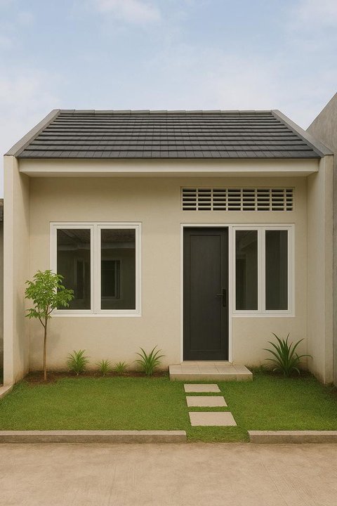 Desain Rumah Minimalis Rp50 Jutaan (Foto: ChatGPT)
