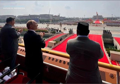 Presiden Prabowo Subianto foto bersama para pemimpin negara, mulai dari Presiden China Xi Jinping selaku tuan rumah, Presiden Rusia Vladimir Putin, Presiden Korea Utara Kim Jong-un, hingga Pe