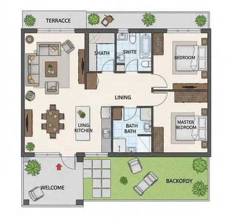 Rumah 9x6 meter (Liputan6.com/Gemini.ai)
