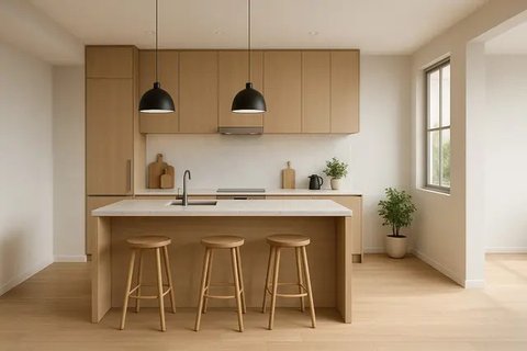 Desain Dapur Kecil Minimalis Modern dengan Konsep Open Space
