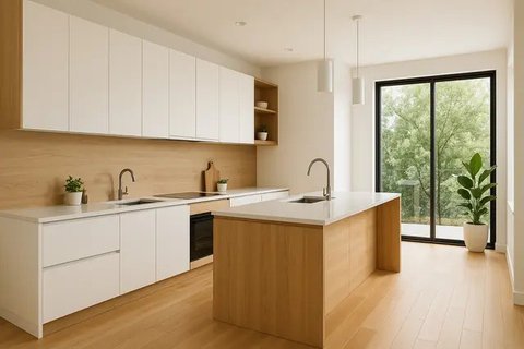 Desain Dapur Kecil Minimalis Modern dengan Konsep Open Space