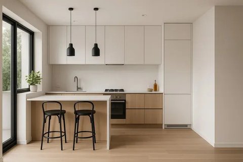 Desain Dapur Kecil Minimalis Modern dengan Konsep Open Space