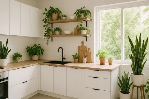 Desain Dapur Kecil Minimalis Modern dengan Konsep Open Space