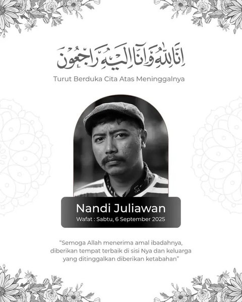 Sosok Nandi Juliawan pemeran Encuy 'Preman Pensiun' yang ditemukan meninggal di rumahnya. [IG: @abenk_marco]