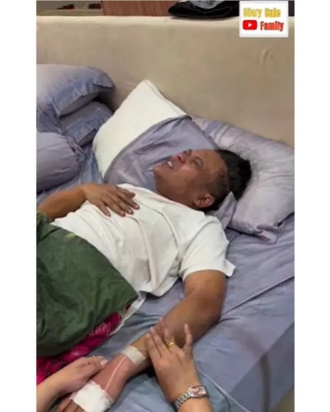 Potret kondisi Sule yang dikabarkan sakit, dijenguk Putri Delina. [IG: @putridelinaa]