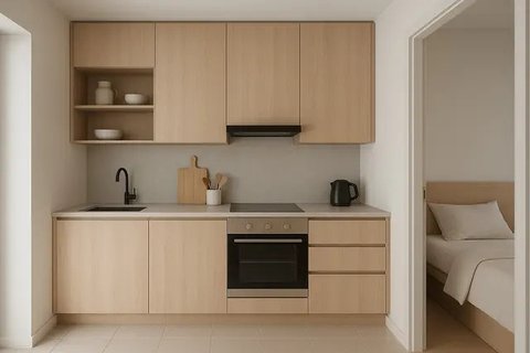 Desain Dapur Dekat Kamar Tidur/AI