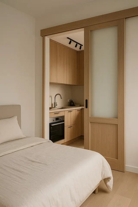 Desain Dapur Dekat Kamar Tidur/AI