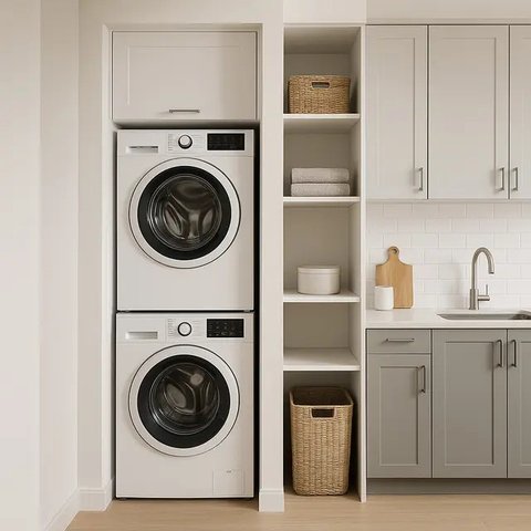Inspirasi Laundry Room Kecil Dekat Dapur/AI