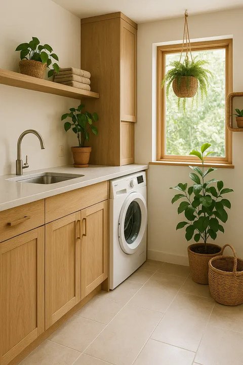 Inspirasi Laundry Room Kecil Dekat Dapur/AI