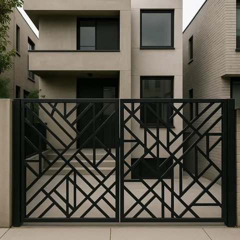 Model Pagar Rumah Sederhana di Perkotaan yang Estetik/AI