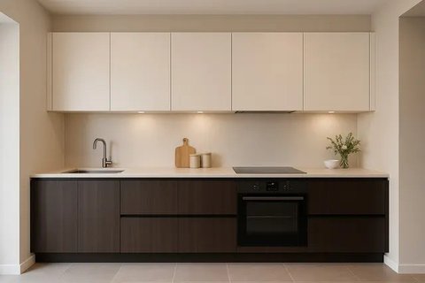 7 Model Dapur Minimalis Modern Terbaru, Bikin Tampilan Rumah Makin Rapi dan Elegan (sumber: AI)