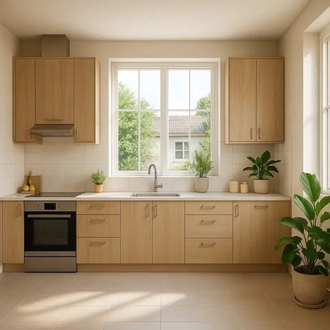 7 Model Dapur Minimalis Modern Terbaru, Bikin Tampilan Rumah Makin Rapi dan Elegan (sumber: AI)