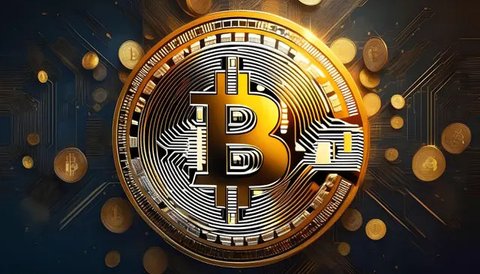 Ilustrasi tambang Kripto. (Foto By AI)