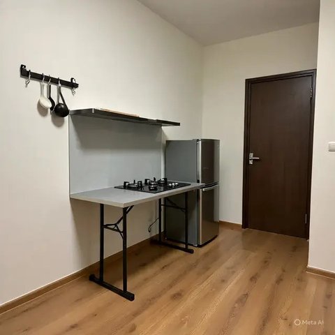 Desain Dapur Minimalis di Rumah Gang Sempit. (Foto: Gemini AI)