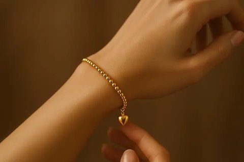 Model gelang emas elegan 2 gram (created by AI)