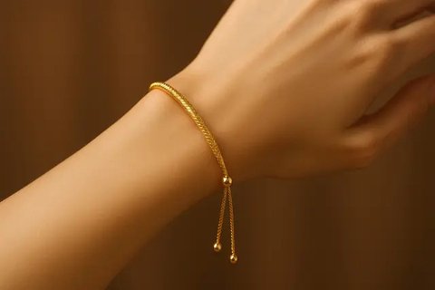 Model gelang emas elegan 2 gram (created by AI)