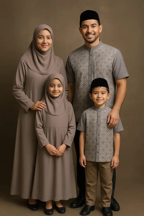 Model Baju Sarimbit (created by AI)