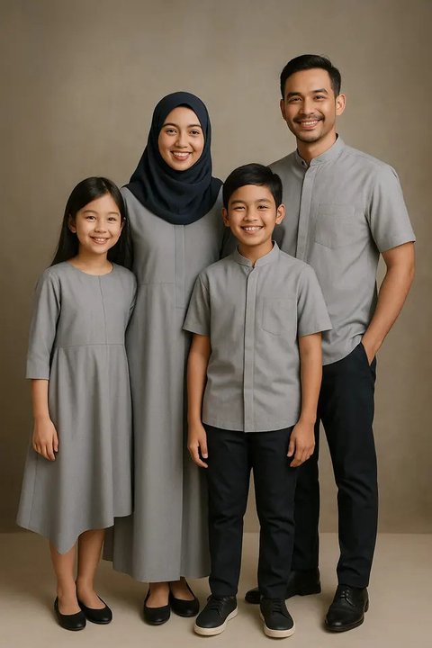 Model Baju Sarimbit (created by AI)