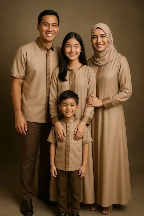 Model Baju Sarimbit (created by AI)