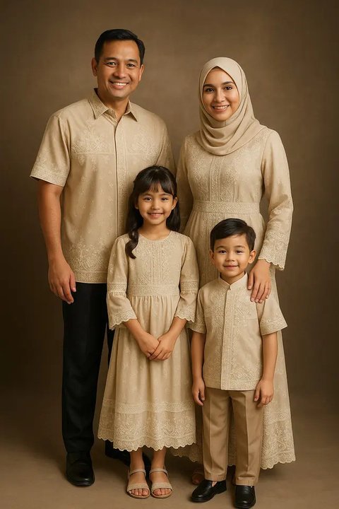 Model Baju Sarimbit (created by AI)