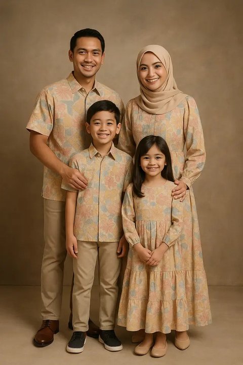 Model Baju Sarimbit (created by AI)