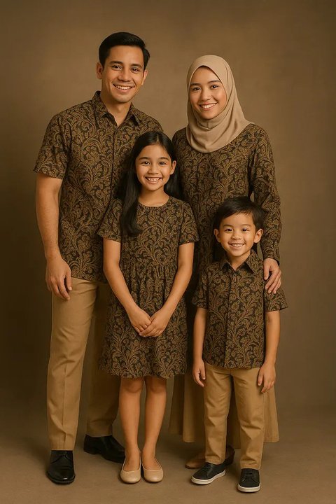 Model Baju Sarimbit (created by AI)