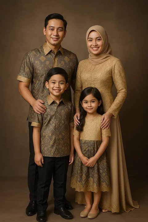 Model Baju Sarimbit (created by AI)