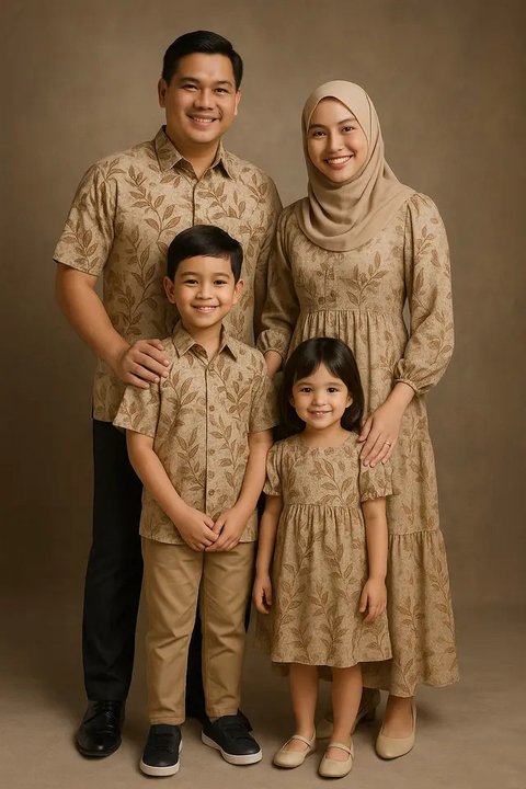 Model Baju Sarimbit (created by AI)