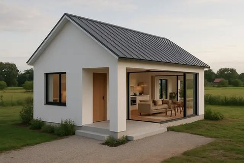 Desain Rumah Kecil Mewah 7x10 di Desa (Foto: ChatGPT)