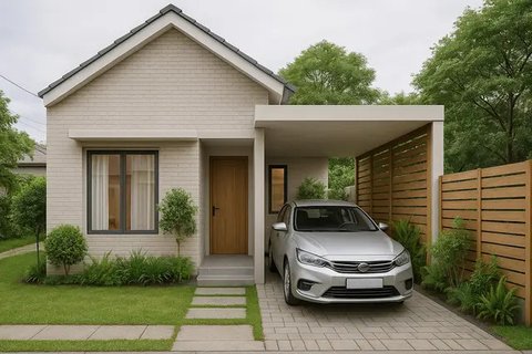 Desain Rumah Kecil Mewah 7x10 di Desa (Foto: ChatGPT)