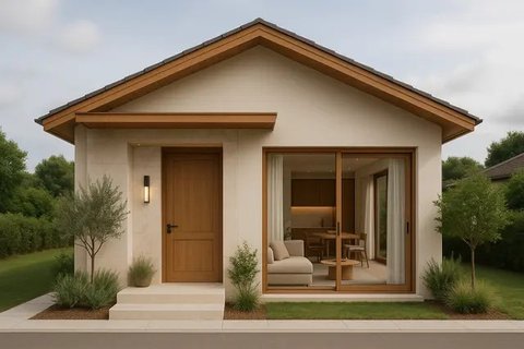 Desain Rumah Kecil Mewah 7x10 di Desa (Foto: ChatGPT)