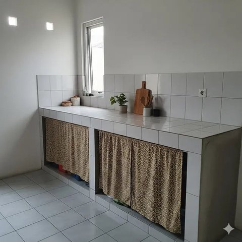 Desain Dapur Rumah Kecil Budget 10 Juta Tapi Tetap Estetik. Foto: Gemini