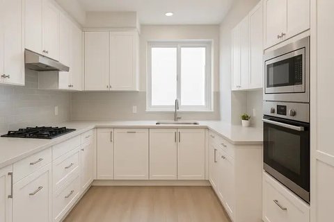 Model Dapur Sempit dengan Kabinet Minimalis, Bikin Rumah Mungil Lega