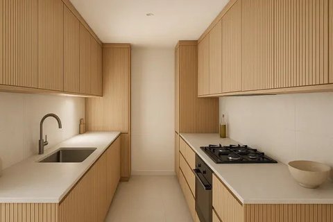 Model Dapur Sempit dengan Kabinet Minimalis, Bikin Rumah Mungil Lega