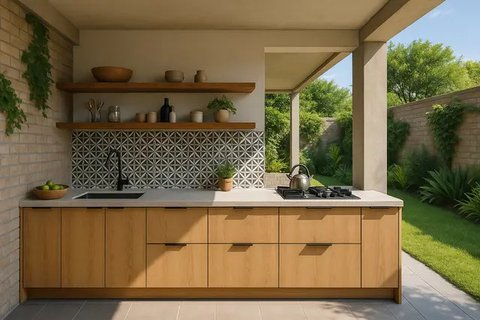 Model Dapur Sempit dengan Kabinet Minimalis, Bikin Rumah Mungil Lega