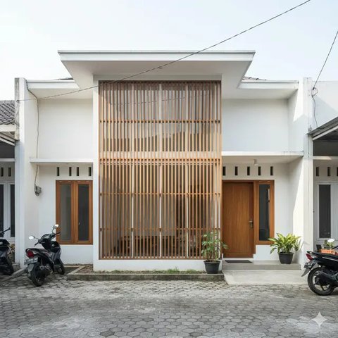 Model Rumah Minimalis 2025 Hemat Listrik (Ilustrasi AI/Gemini)