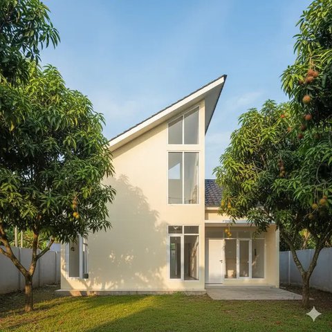 Model Rumah Minimalis 2025 Hemat Listrik (Ilustrasi AI/Gemini)
